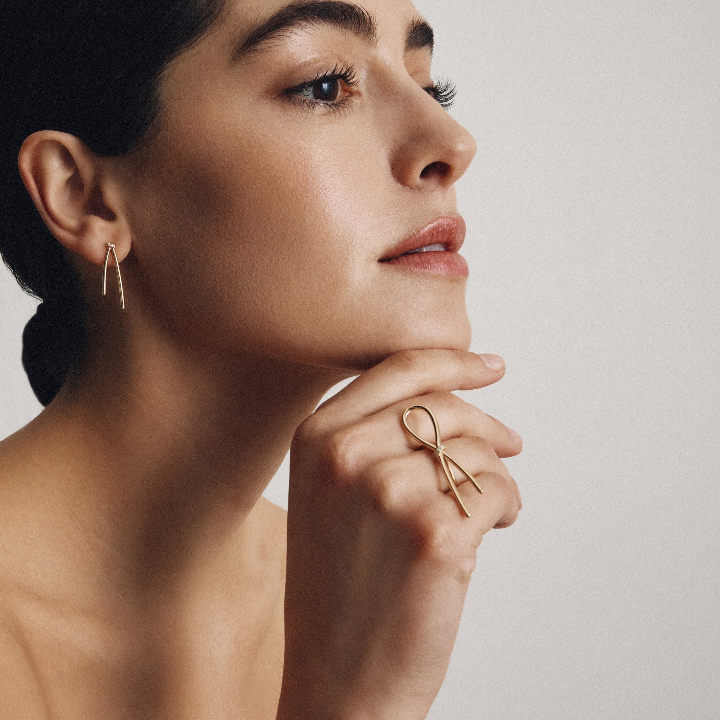 REBORN PAVE RING / WHITE