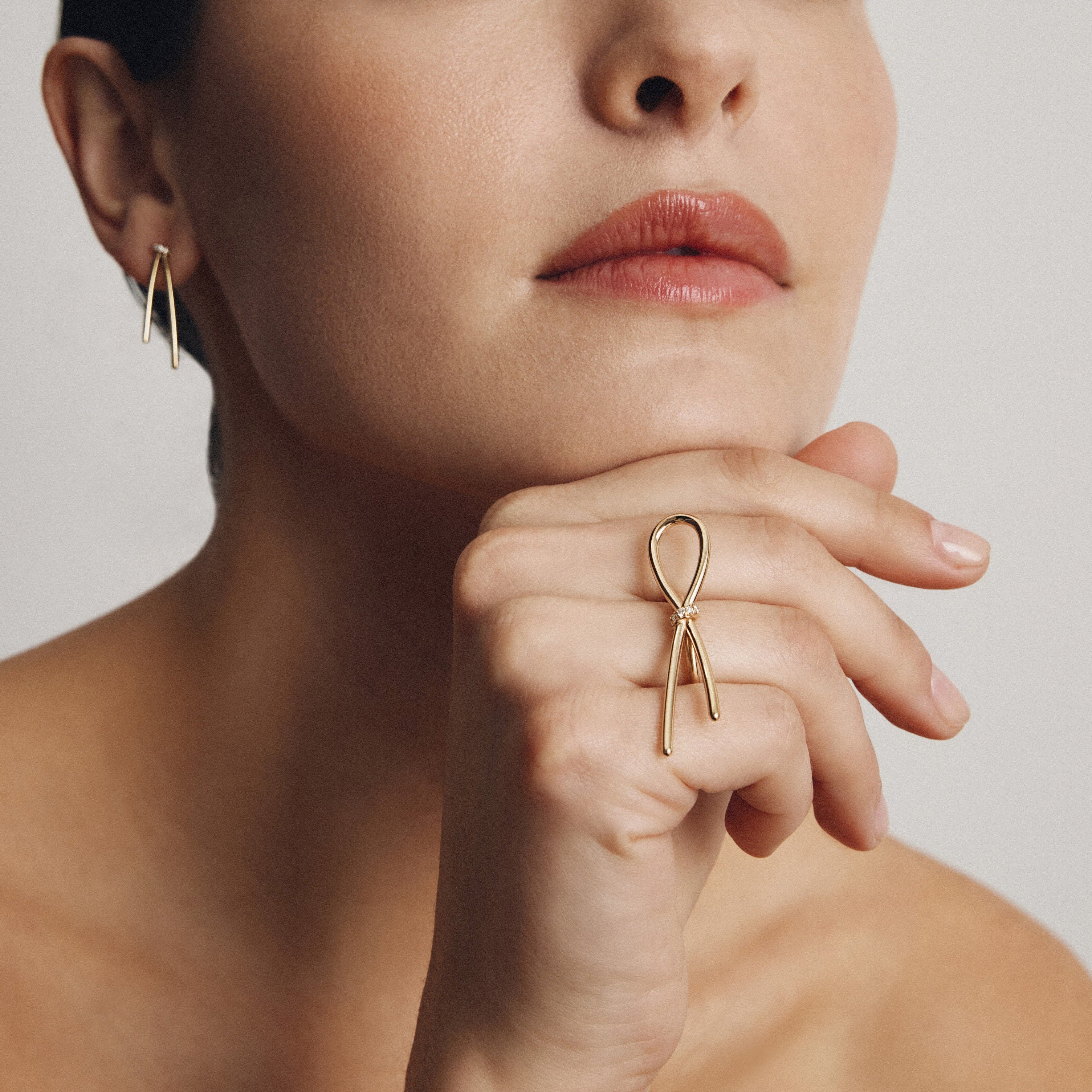 REBORN PAVE RING / WHITE